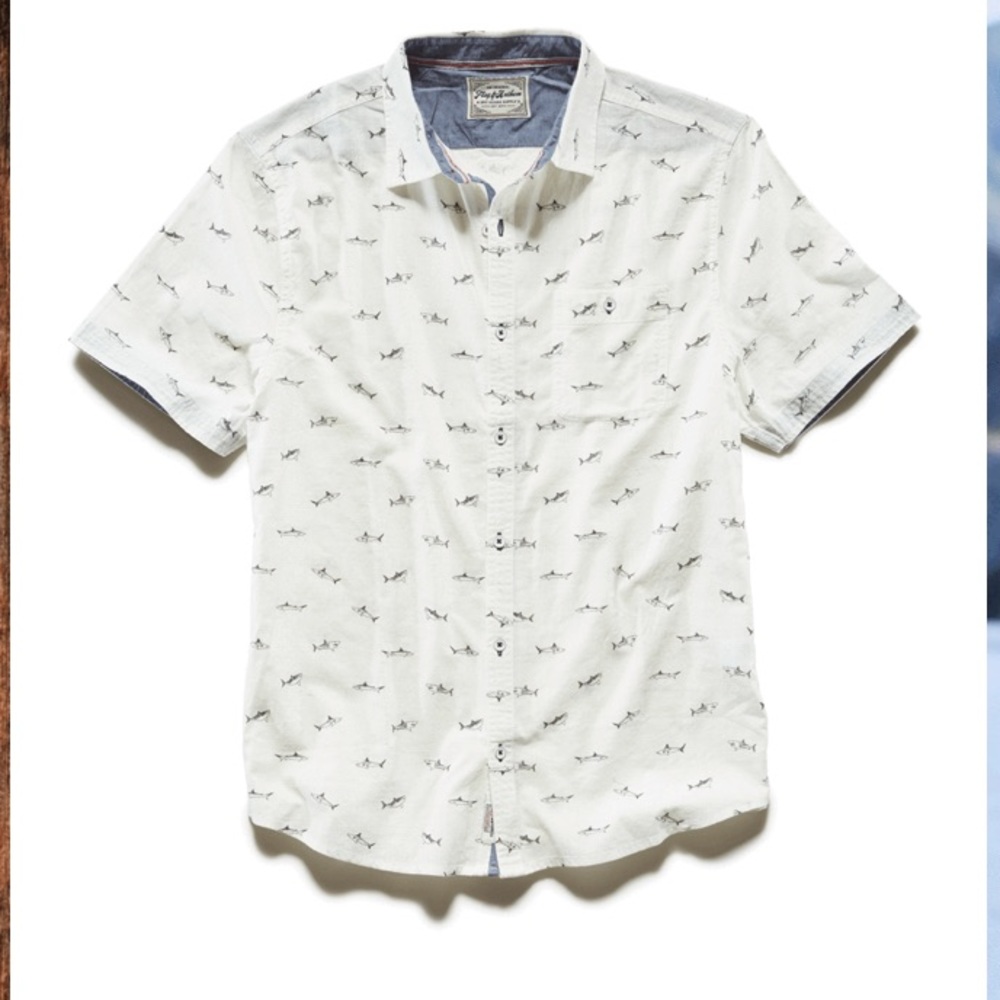 Flag and anthem shark shirt